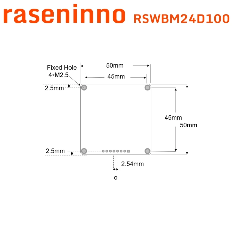 raseninno mmWave radar sensor module RSWBM24D100 IWR1642 AWR1642 W-Band 76~81GHz ADAS intelligent driving cars vehicles CAN-FD