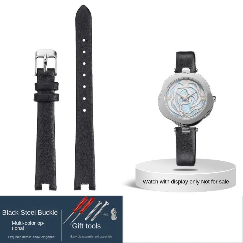 ل CIGA تصميم المرأة مقعر R سلسلة روز ساعة 32/39.5 مللي متر الهاتفي حزام من الجلد 12 مللي متر 16 مللي متر أحمر أبيض أسود براون حزام (استيك) ساعة أداة