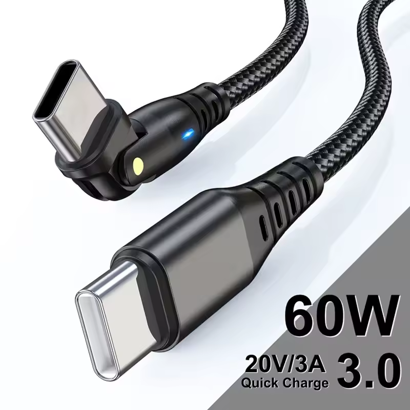 Lovebay USB C to Type C Cable USBC PD Fast Charging Wire Cord for MacBook Pro Xiaomi POCO Huawei iPad Samsung USB-C Cable 1M 2M