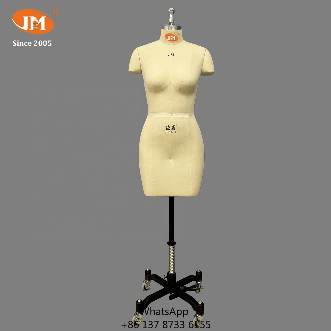 Wholesale 2016 New Original Female Half Body Fiberglass Mannequin Adjustable Upper Body Sewing Dress Form Tailor Use