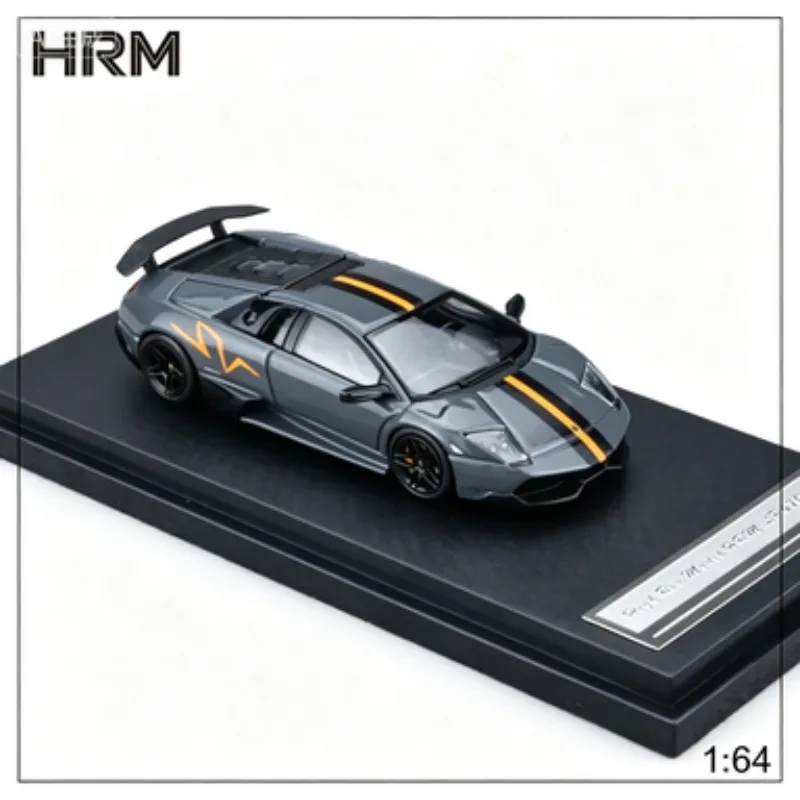 

HRM 1:64 Lamborghini LP670 SV cast alloy car model, a boys' collectible toy figure, a gift for friends on special occasions.
