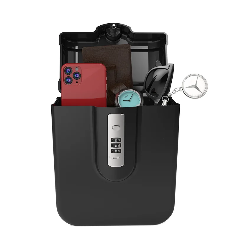 Portable Summer Beach Safe Box 3-digit Code Lock With Steel Wire Outdoor Camp Sports Bucket Travel Holiday Security Storage Box