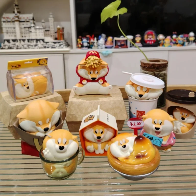 

Горячая Шиба Ину Ахай Косплей Еда Серия Kawaii Слепая Коробка Фигурки Коллекция Модель Таинственная Коробка Кукла Догадай Сумка Игрушки Подарки Рождество