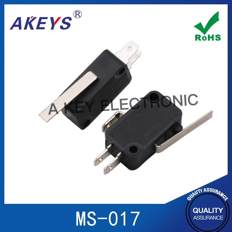 10pcs MS-017 V-152 Limit Stroke Large Micro Switch JL-029 with Handle Tripod Microwave Oven High Current Switch