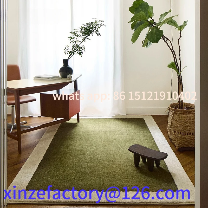 

Customizable French Style Living Room Decoration Carpet Fluffy Soft Lounge Floor Mat Large Area Rugs