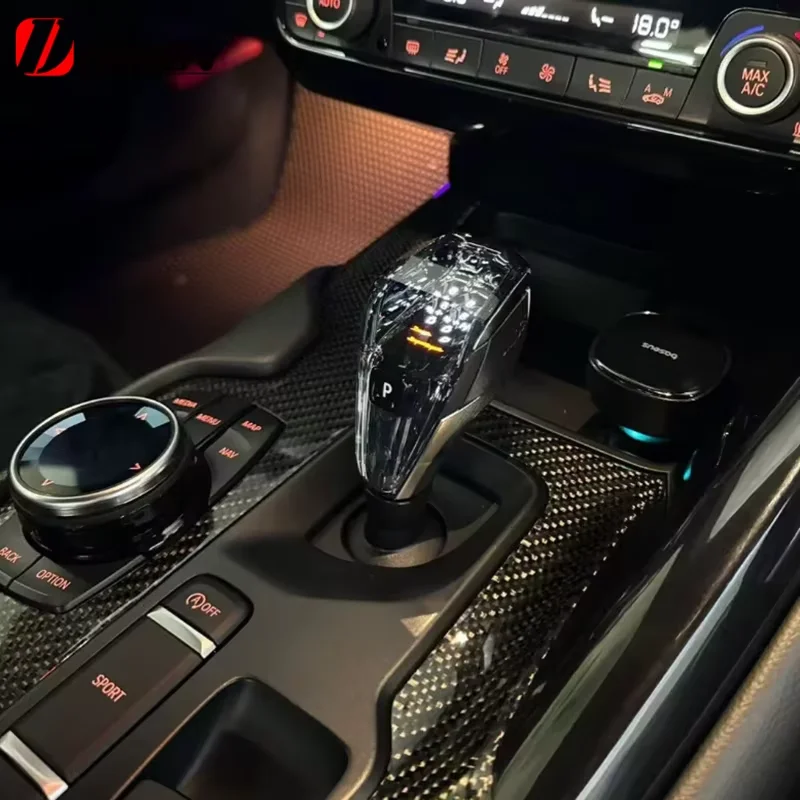 3 Piece Set Crystal Gear Shift Knob Lever For Toyota Supra A90 A91 2019-2025 MK4 MK5 Automatic Crystal Gear Handle