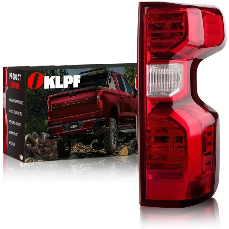 

Задние стоп-сигналы, совместимые с 20192024 Chevy Silverado 1500 2500HD 3500HD, сменный красный задний фонарь в сборе для правого