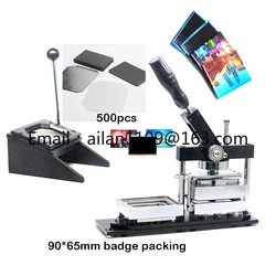 Rectangle 90*65cm Shape Fridge Magnet maker with 90*65mm Paper Cutter and 500pcs Fridge Magnet Component