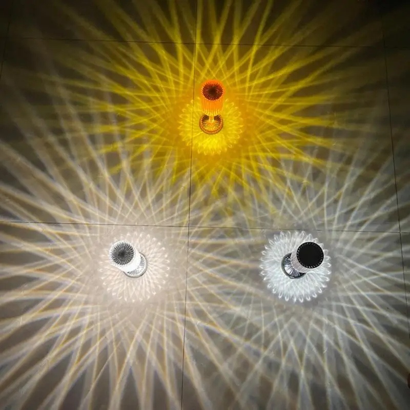 Crystal Aurora Cordless LED Table Lamps Touch Control Battery Operated for Bedroom Dining & Hotel Decoration