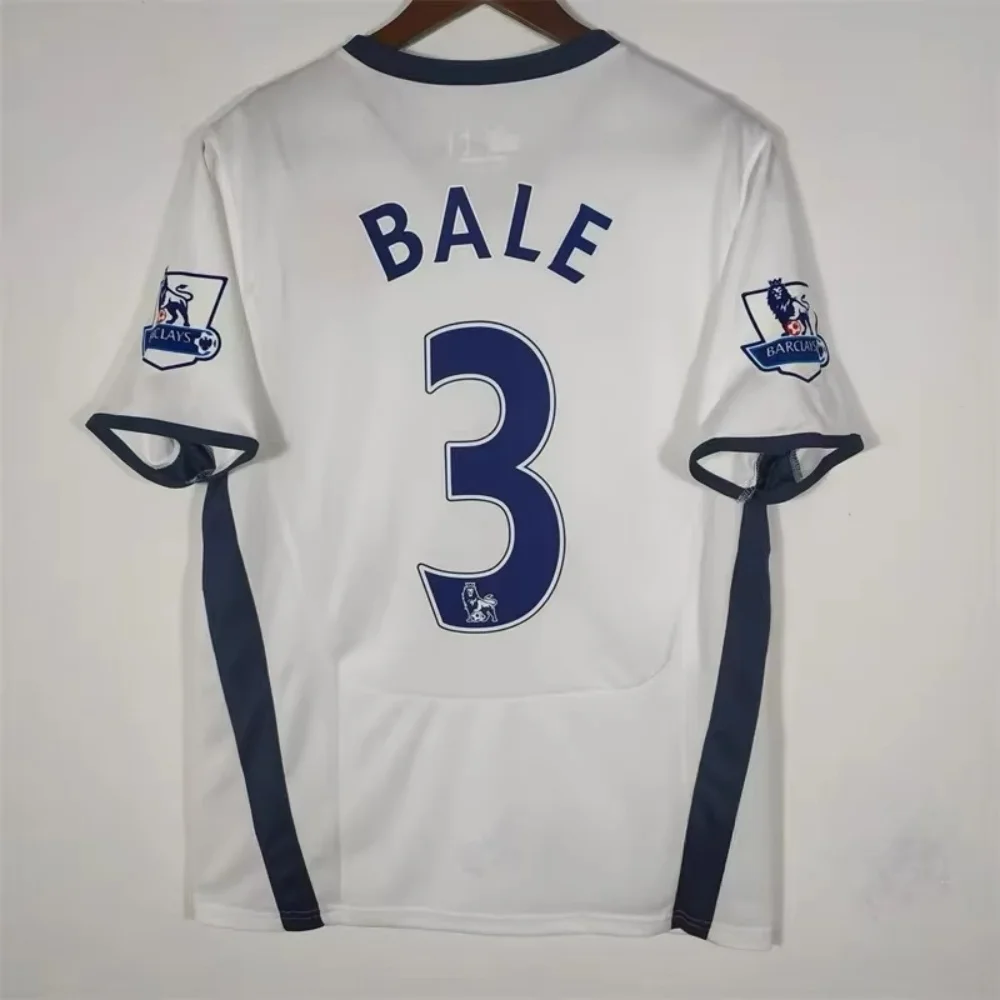 08-09 Season Tottenham Home Short-sleeved Retro Jersey No. 3 Bell No. 18 Klinsmann Football Jersey Men's and Women's T-shirt