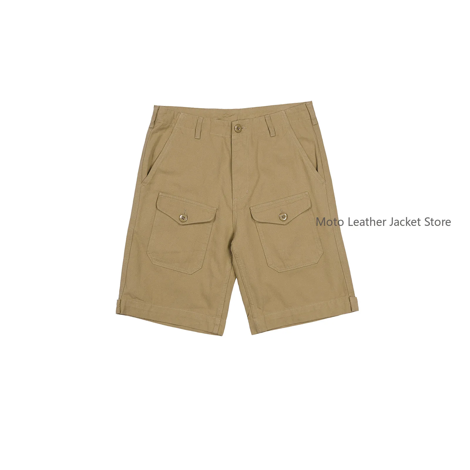 Pocket Workwear Shorts Multi-Pocket Storage American Vintage Washed Canvas Workwear Shorts