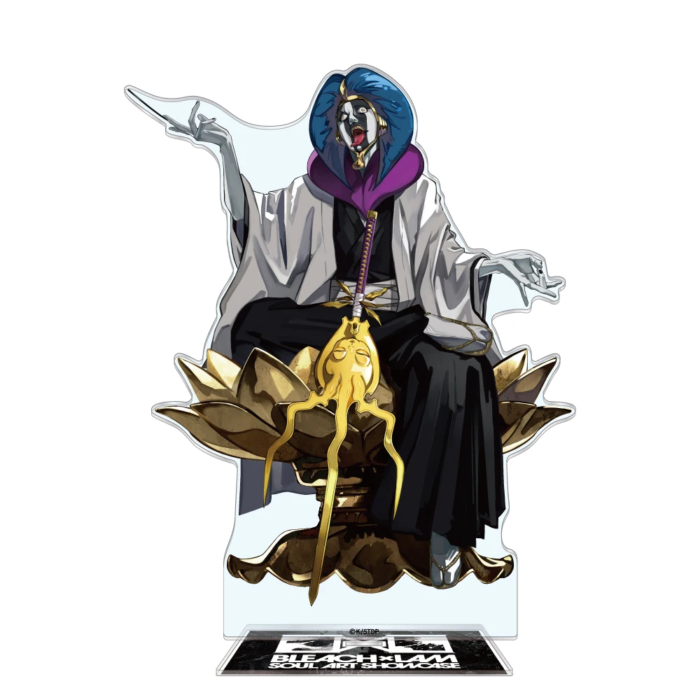 Mayuri Kurotsuchi Anime Figure Stand Acrylic Keychain New Bleach Style Standee Collectible view 4