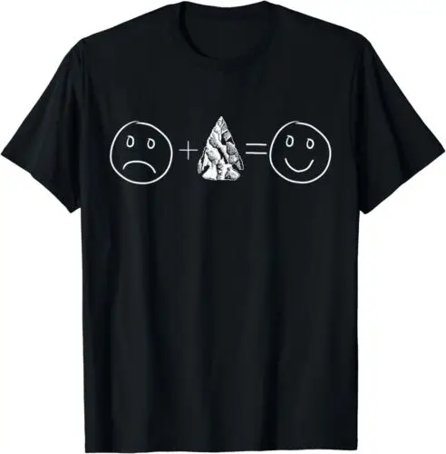 NEW Arrowhead hunting & artifact gift. Happy Arrowhead Premium Tee T-Shirt S-3XL