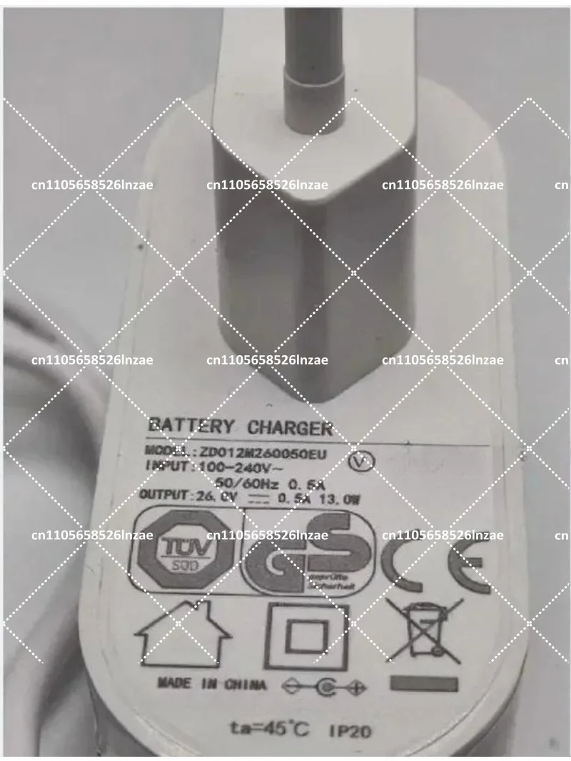 EU Charger 26V 0.5A Adapter for Vacuum Cleaner D18 DW200 DW300 Pro M500 M500 Pro