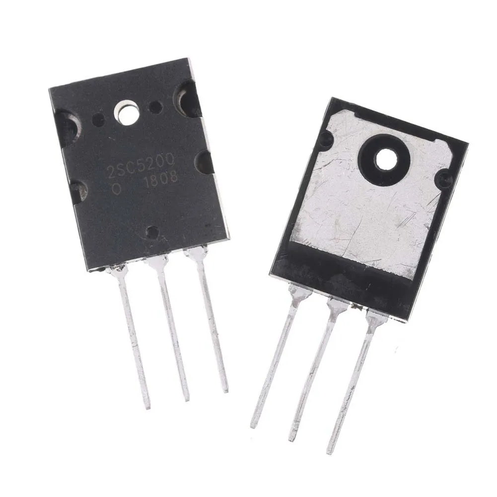 2pcs For 2SA1943 And 2SC5200 Disassembled High Power Pair Transistor Instrument Parts Accessories Easy Installation