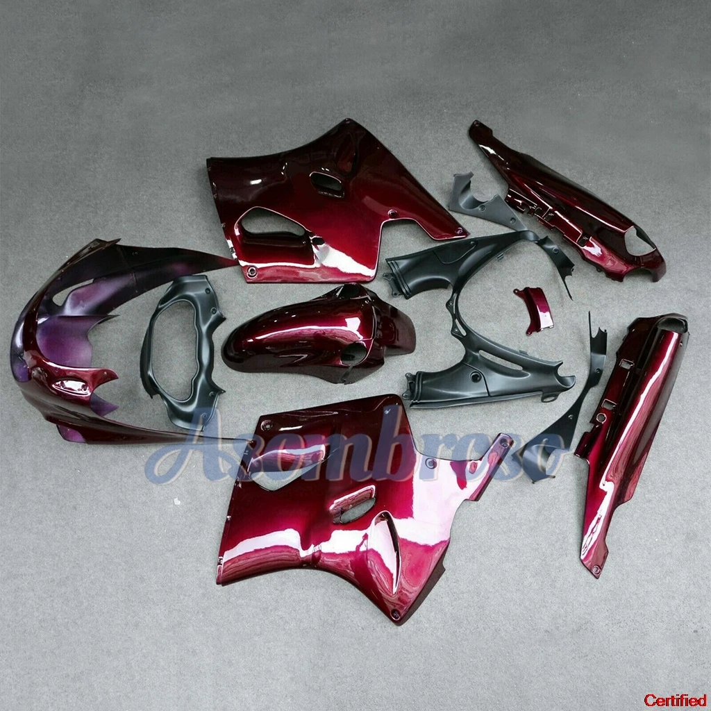 Classic Style Motorcycle Fairing for Ninja ZZR1100 1993 1998 1996 1999 2000 2001 ZZR 1100D ZX 11R 93-01 Red Bodywork Set