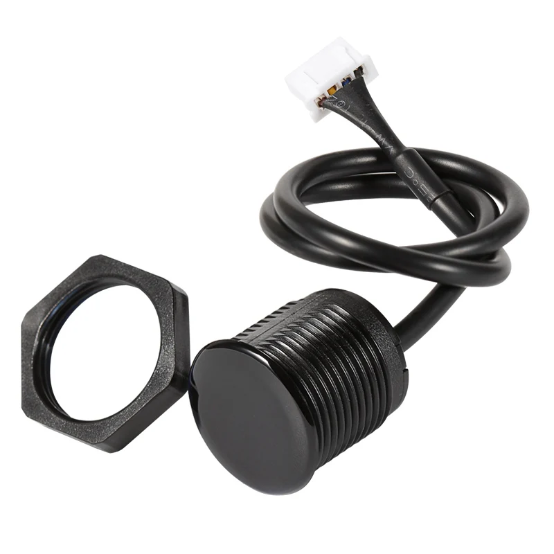 XKC-KL200 High Precision Optical Switch Small Anti-interference Laser Ranging Sensor DC 5-24V Threaded Hidden Type