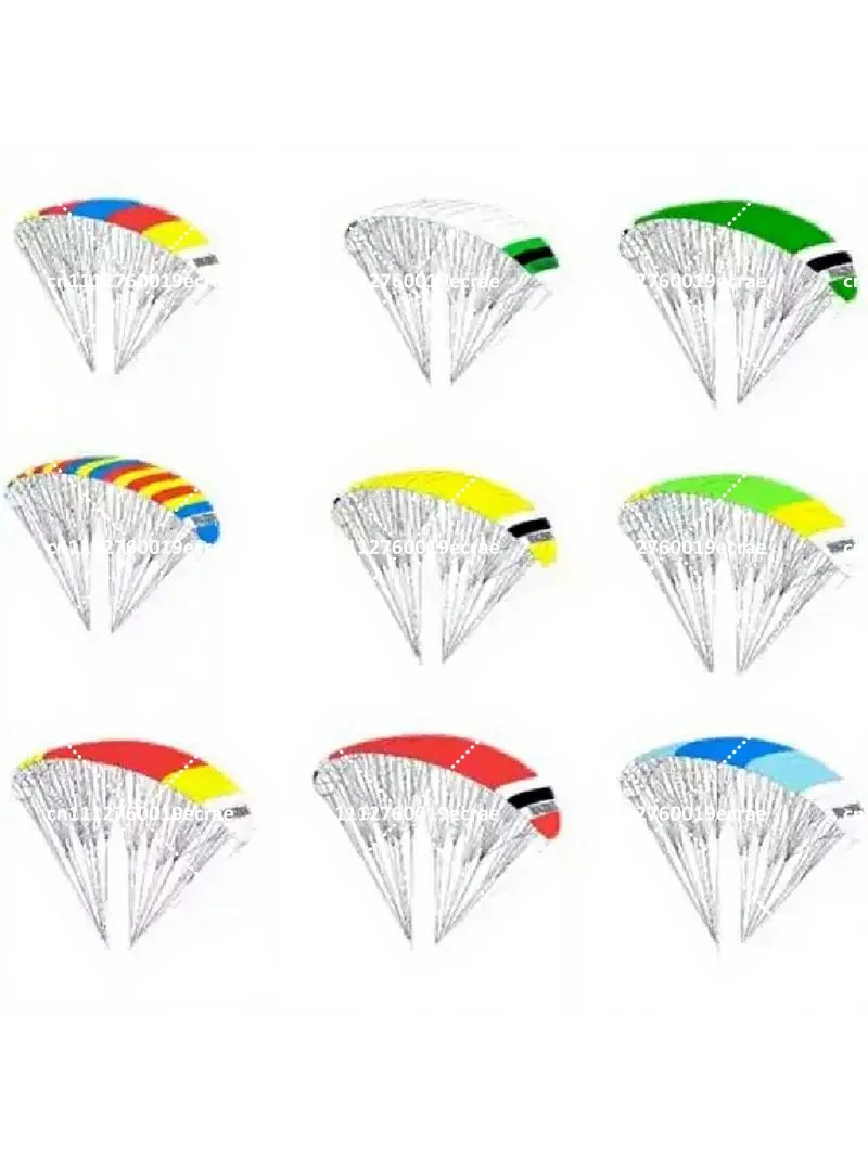 1.5/2.3/2.7m RC Electric Parachute – Remote Control Paraglider for Indoor Outdoor Flight Powered Parafoil Model