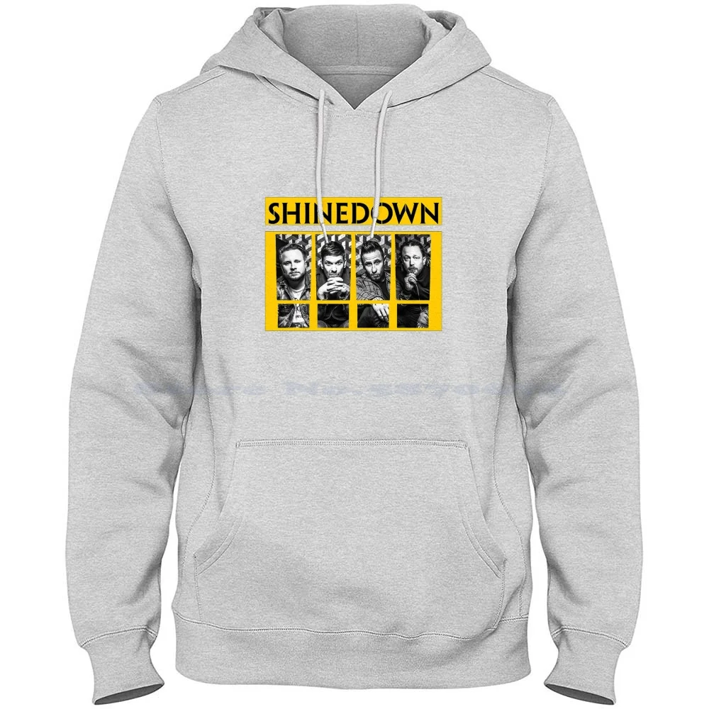 Copy Of Shinedown 100% Cotton Hoodie 60s Logo Music Shinedown Band Shinedown Live Aid Heavy Metal Logo Shinedown Tour