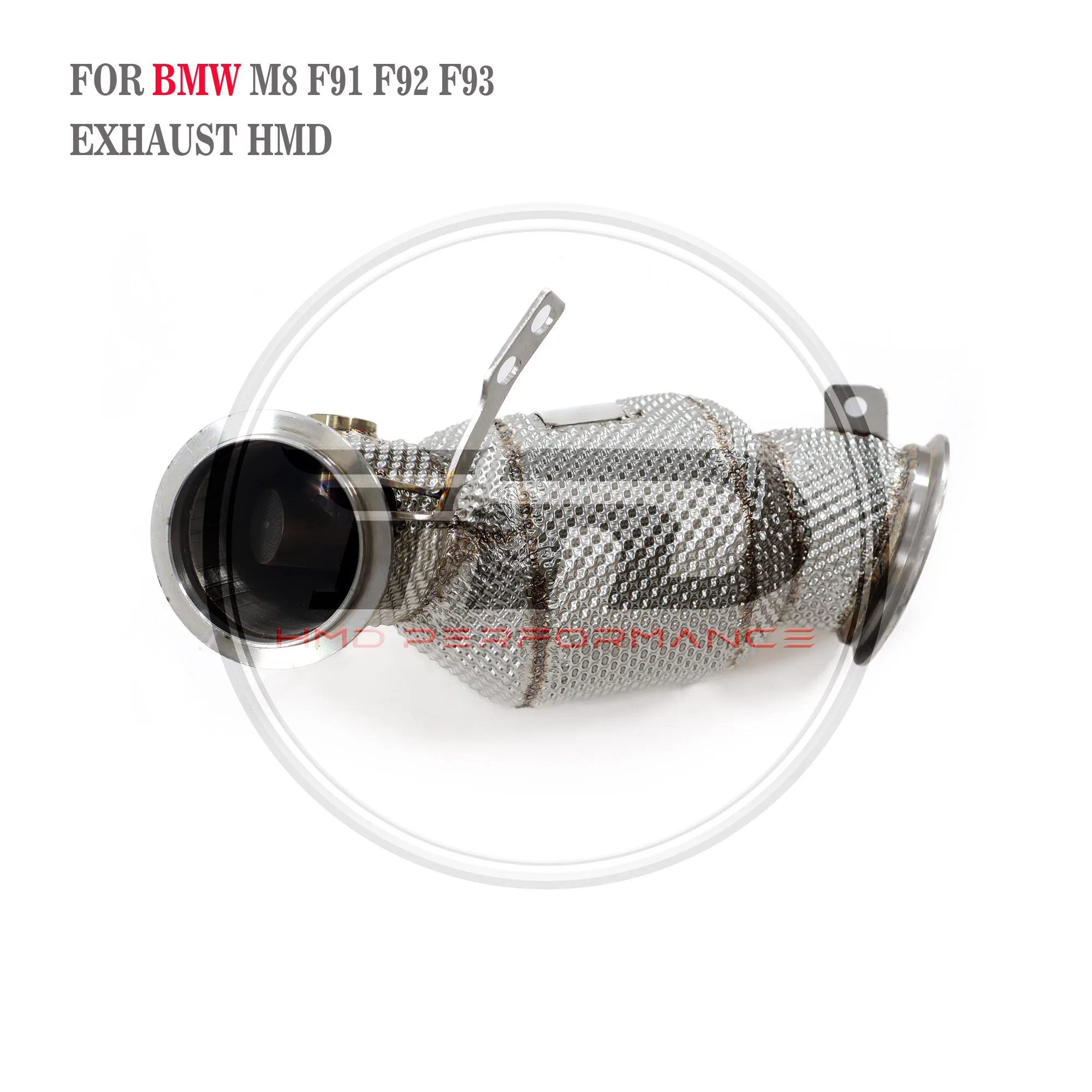 

HMD Exhaust System High Flow Performance Downpipe for BMW M8 F91 F92 F93 4.4T With Heat shield