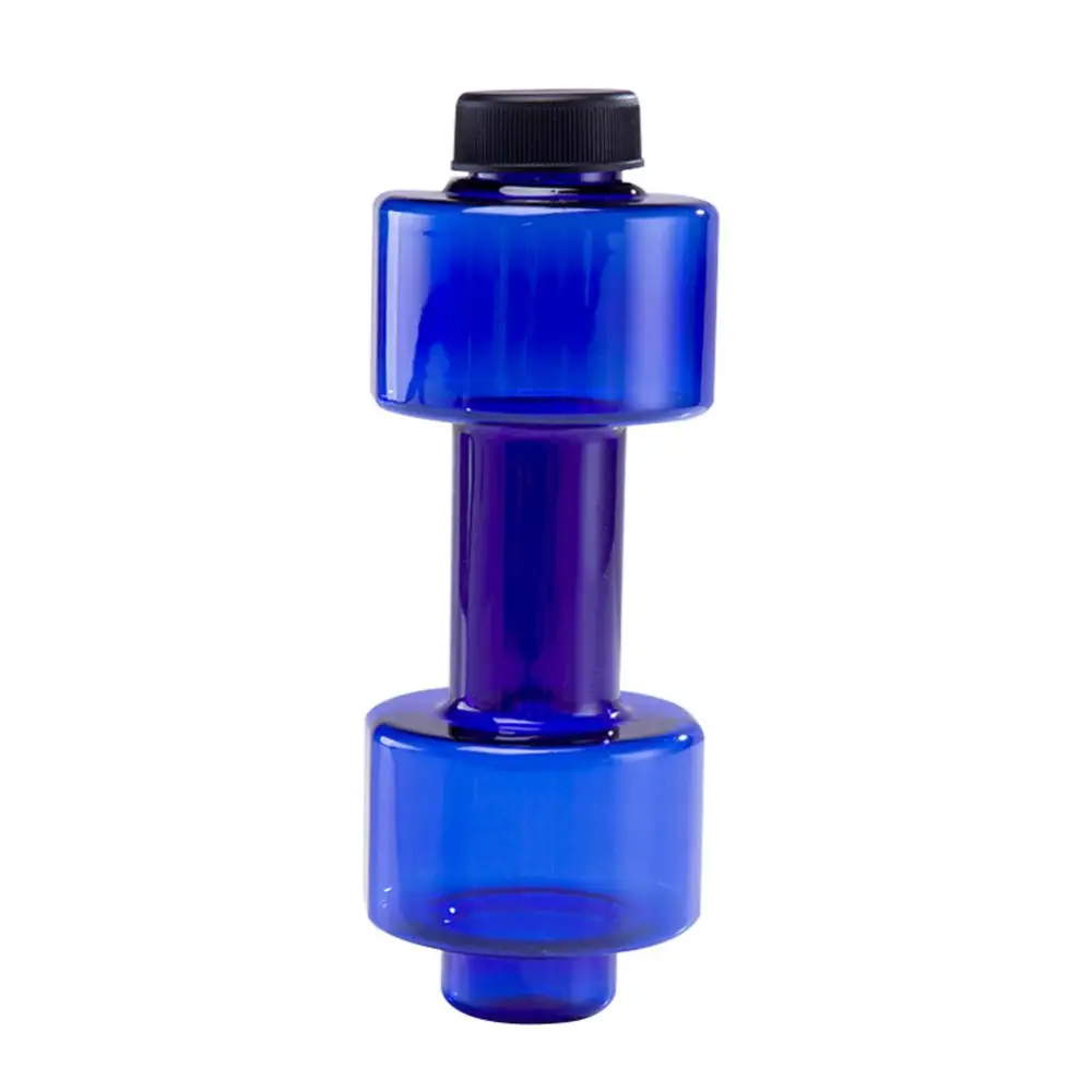 550ml Dumbbell Shape Fitness Water Cup Sealed Leakproof Sports Bottle Kettle Sports Bottles