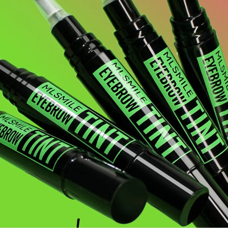 MLSMILE maquillaje impermeable a prueba de manchas líquido giratorio tinte para cejas líquido tinte para cejas 2025 nuevo