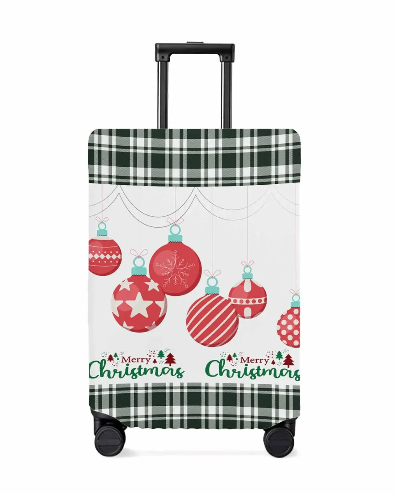 Christmas Alphabet Tree Protective Cover For Travel Accessories Suitcase Elastic Dust Case Protect Sleeve