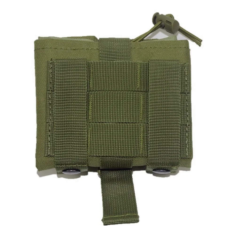 พับได้ Molle นิตยสารแบบพับได้ถุงลมนิรภัยสำหรับล่าสัตว์ชุดกระสุน EDC นิตยสารรีไซเคิลในทางปฏิบัติ