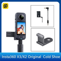 Insta360 X4 / X3 / ONE X2 Cold Shoe Invisible Mic Cold Shoe for RØDE Wireless GO Original  Accessories For Insta 360 X4 X3  X2
