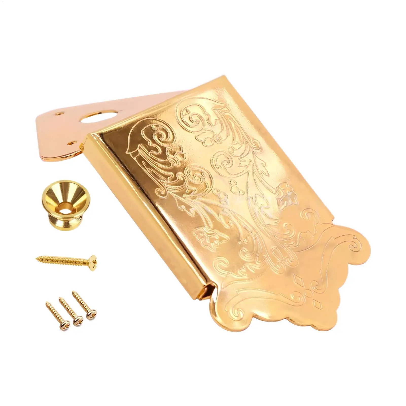 

Mandolin Tailpiece Replacement 8-String Mandolin Tailpiece Parts With Buckle And Screws Musical Instrument Replacement Parts For