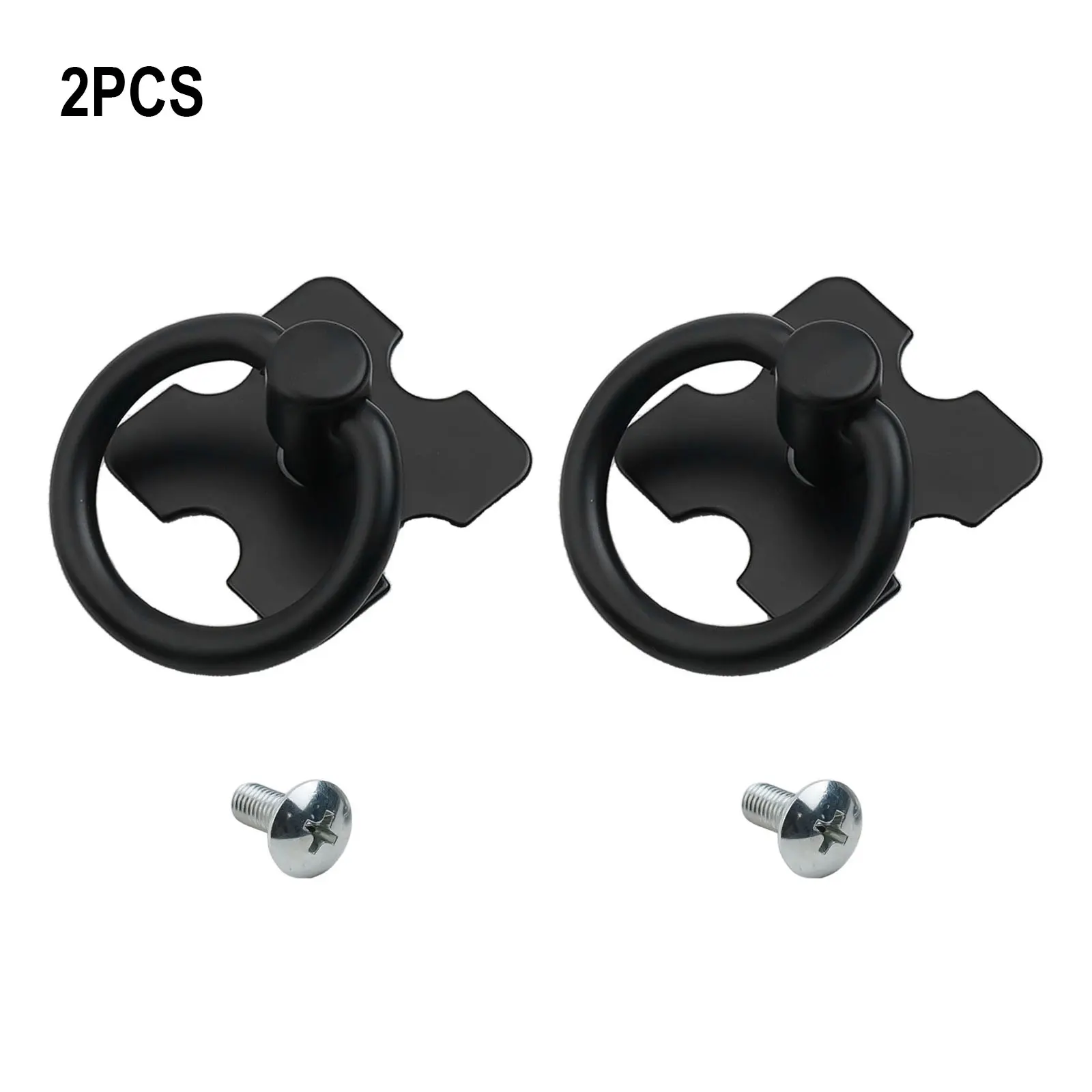 

2/4/10pcs Household Furniture Handles Drawer Knobs Pulls Alloy Black/silver Parts Single Hole Accessories Cabinet Chest