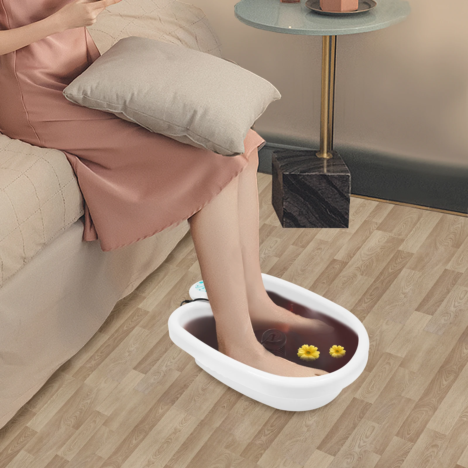 

Timing Function Ionic Detox Foot Bath Machine, Foot Detox Spa Cleanse Machine with A Measuring Spoon for Homes, Beauty Clubs