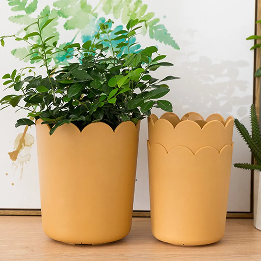 

10 set Planting Pots Small Plastic Flowerpots For Succulents Indoor Outdoor Gardening Nursery Containers Rose Planter Balcony