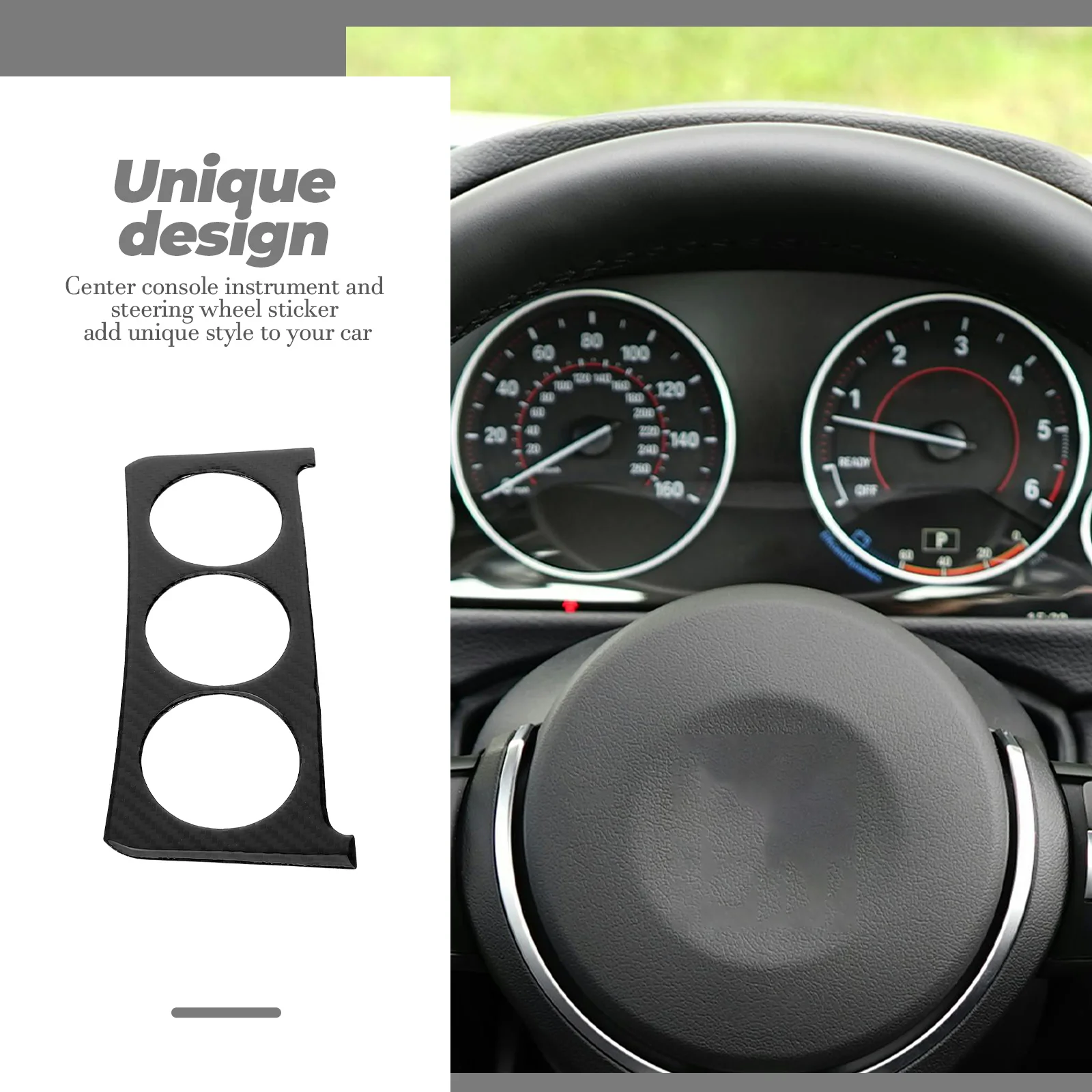 

Interior Decoration Frame Parts Car Accessories Sticker Central Control Decal