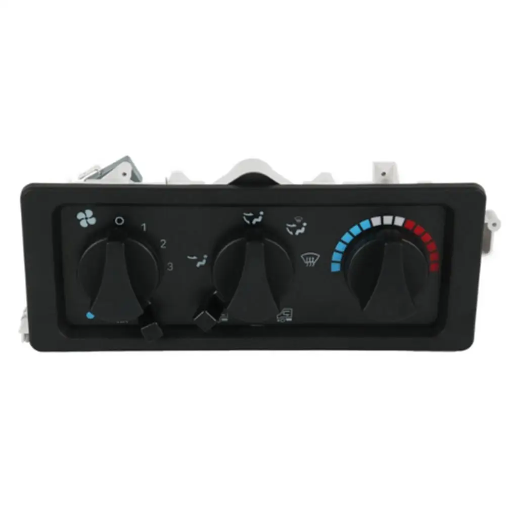 Panel de Control del Aire Acondicionado para Freightliner FL60 FL70, Botón de Climatización, Repuesto Negro, Accesorios Interiores para Auto