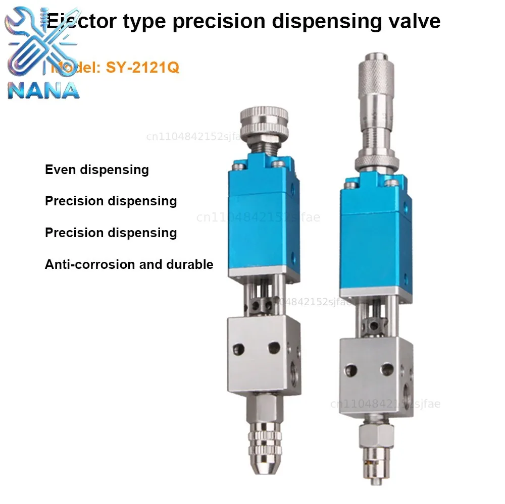 Industrial Dispensing Valve Pneumatic Double-Acting Needle-off Glue Dispensing Valve SY-2121Q With Micrometer Adjustment Knob