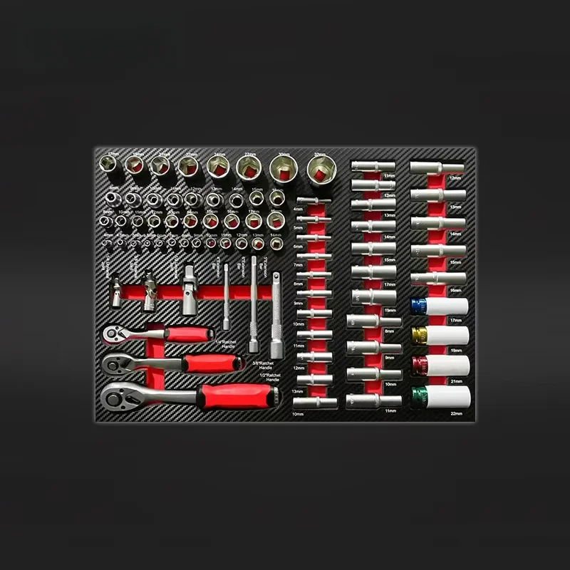 

Valuable 7 Drawer Heavy Duty Workshop Tool Cabinet with Tool 255PCS Tool Set Rolling Storage Trolley/Trolley