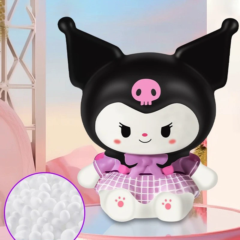 Sanrio Hellokitty Pinching Music Decompression Toy Kuromi Mymelody Cinnamoroll Cute Slow Rebound Vent Action Figures Toys Gift