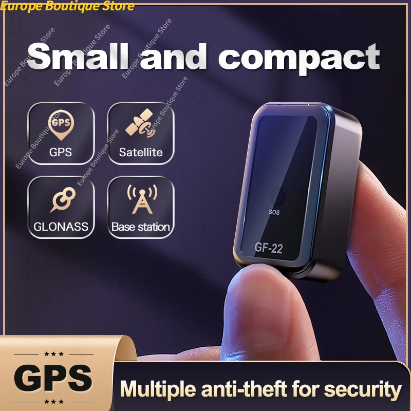 Dispositif de suivi de voiture GF-22, alarme magnétique forte, Mini traceur GPS pour moto et voiture, contrôle vocal, localisateur de dispositif Anti-perte