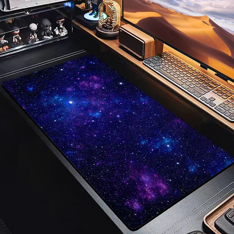 

Sttarry Sky Xxl Mouse Pad Gaming Mousepad Gamer Locking Edge Computer Keyboard Mice Carpet Natural Rubber Galaxy Desk Mats 40x90