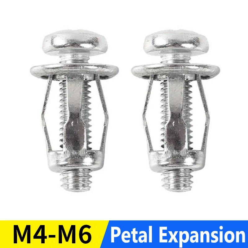 

M4/M5/M6/M8 Jack nuts / Car Metal Screw Petal nuts with screw for hollow wall Iron skin