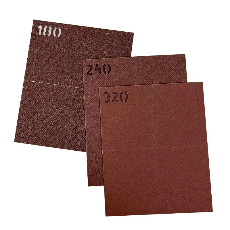 

Square Sandpaper 115mm*140mm Grit P180, P240, P320 For Sanding Old Paintwork, Wood Profiles, Robust And Durable 10Pcs