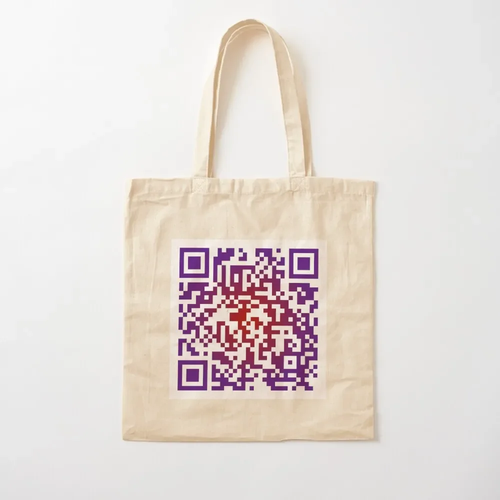 

Sexy Sax - Careless Whisper - QR Code Tote Bag foldable reusable bag Gift bag Canvas stote