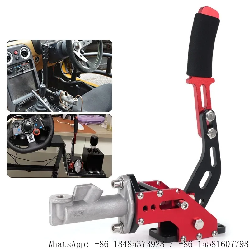Universal Racing Hydraulic Handbrake 0.75 Bore Master Cylinder Drift Parking Hand Lever for Car Competition Modification Kit