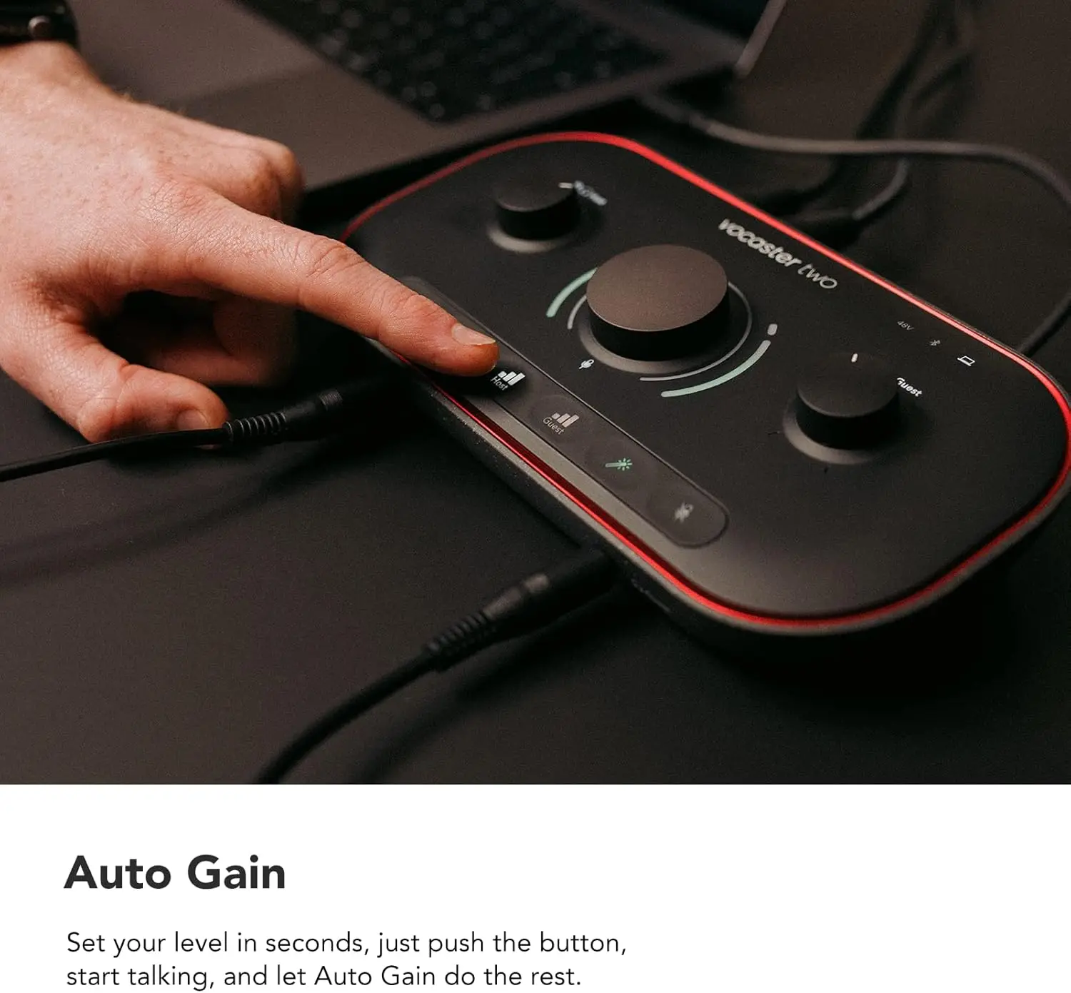 Vocaster Two USB-C Podcasting Audio Interface