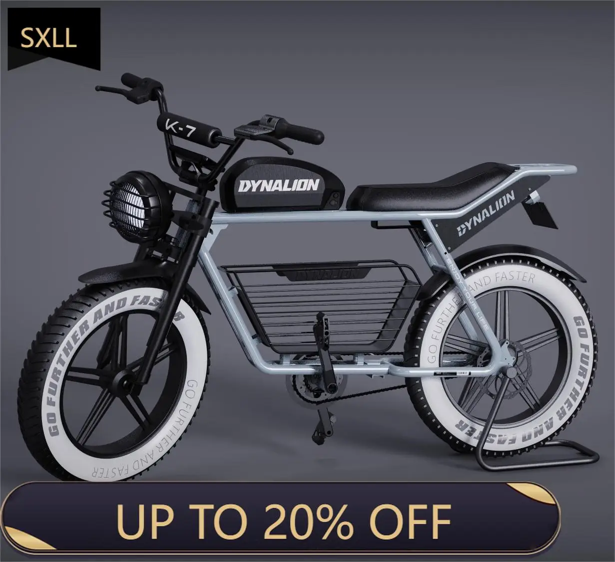 

SXLL Dynalion High Quality Electric Fat Tire Bike 500W 750W 1000W Super Enduro Ebike Vintage Moped Bike Electric Bike