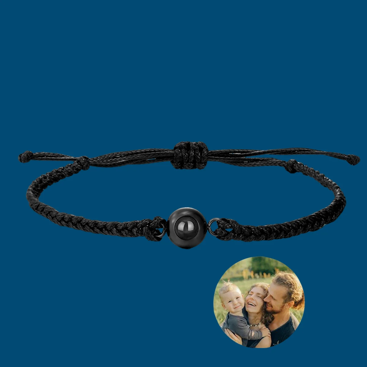 New Custom Love Projection Bracelets Personalized Custom Photo Bracelets Colorful Woven Projection Bracelets Women's Gift - Image 3