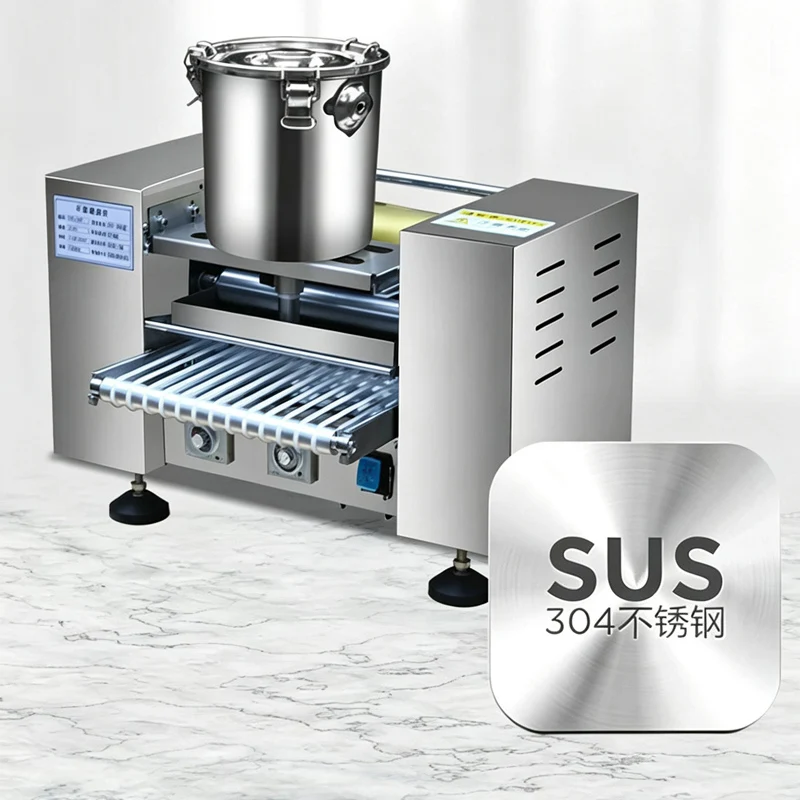 Automatic Durian Layer Cake Skin Spring Cake Pancake Skin Towel Roll Luo Steamed Egg Dumpling Skin Machine Pancake Machine