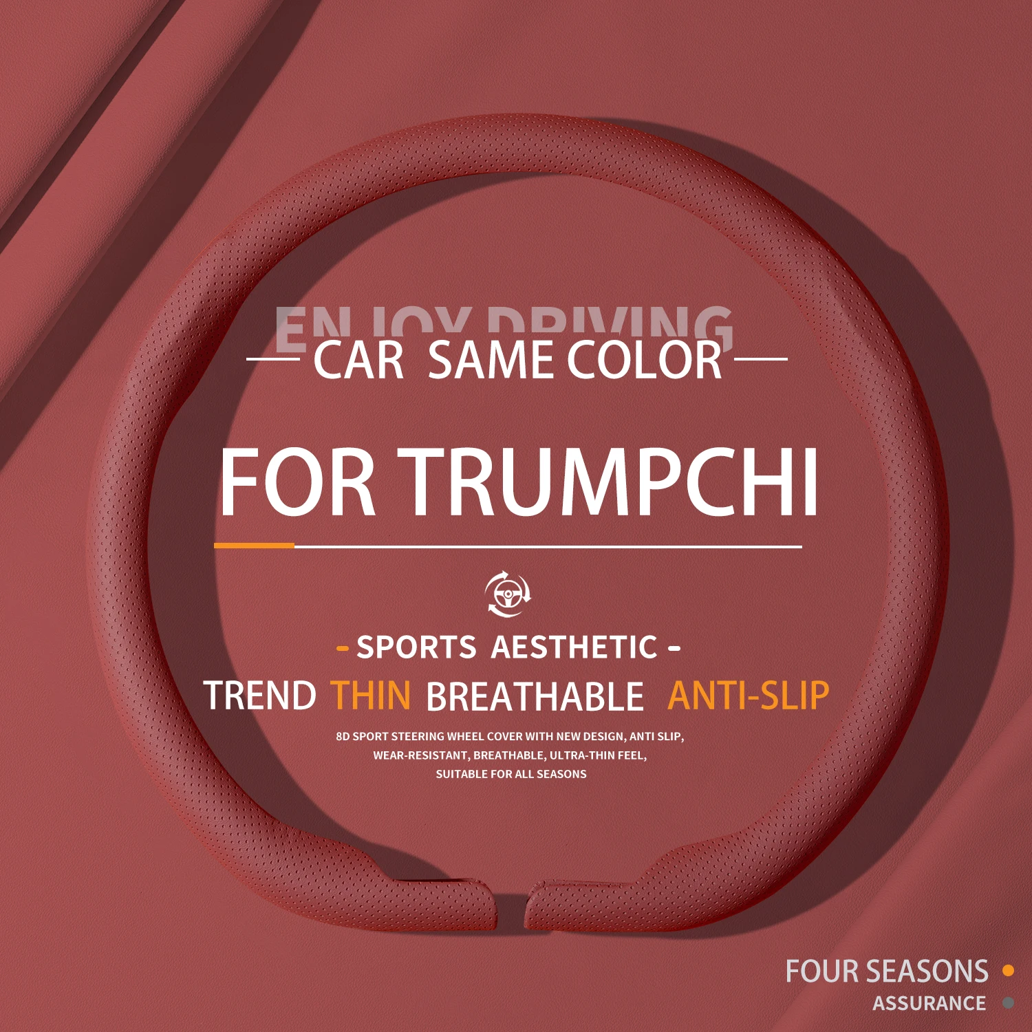 

Suitable For Trumpchi Car Steering Wheel Covers E8 GS8 GS4 MAX EMKOO M8 M6 GS3 Empow GA8 GA64 GE3 Automobile Parts All Seasons