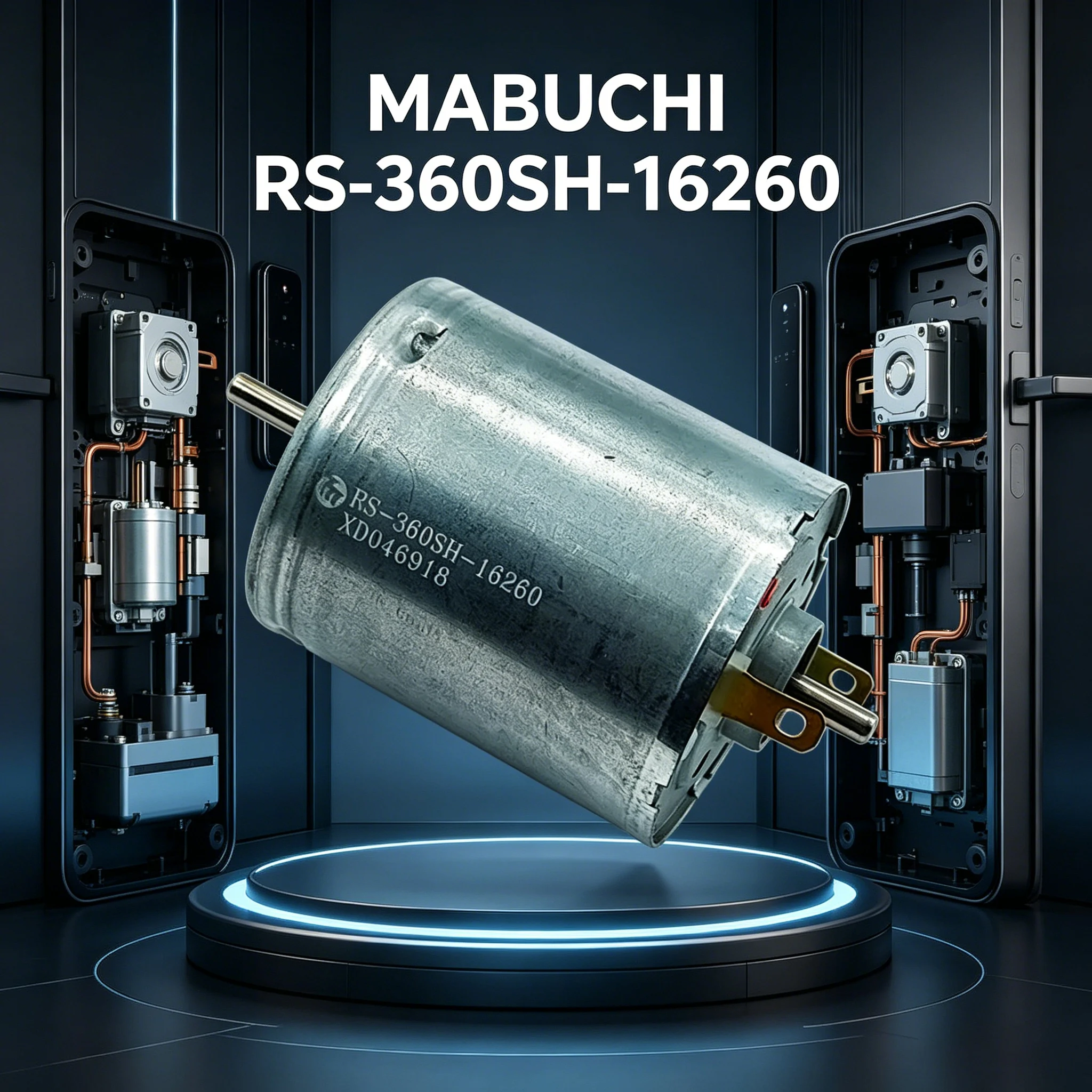 

Mabuchi RS-360SH-16260 Carbon Precision Motor DC 12V-24V 6800-13800 RPM High Torque for Office Service Machines Accessories